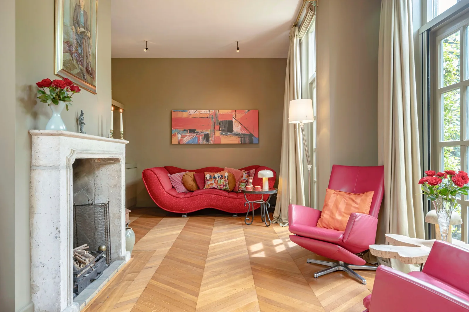 Loft #5, Gouda: de woonkamer